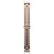 Ремешок Deexe Stainless Steel QuickFit для Samsung Galaxy Watch 4 / 5 / 6 / 7 / FE (40mm) - Rose Gold (358125RG). Фото 3 из 6