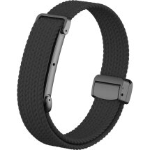 Ремешок для часов Deexe Knitted Strap для Google Fitbit Air - Black: фото 1 из 5