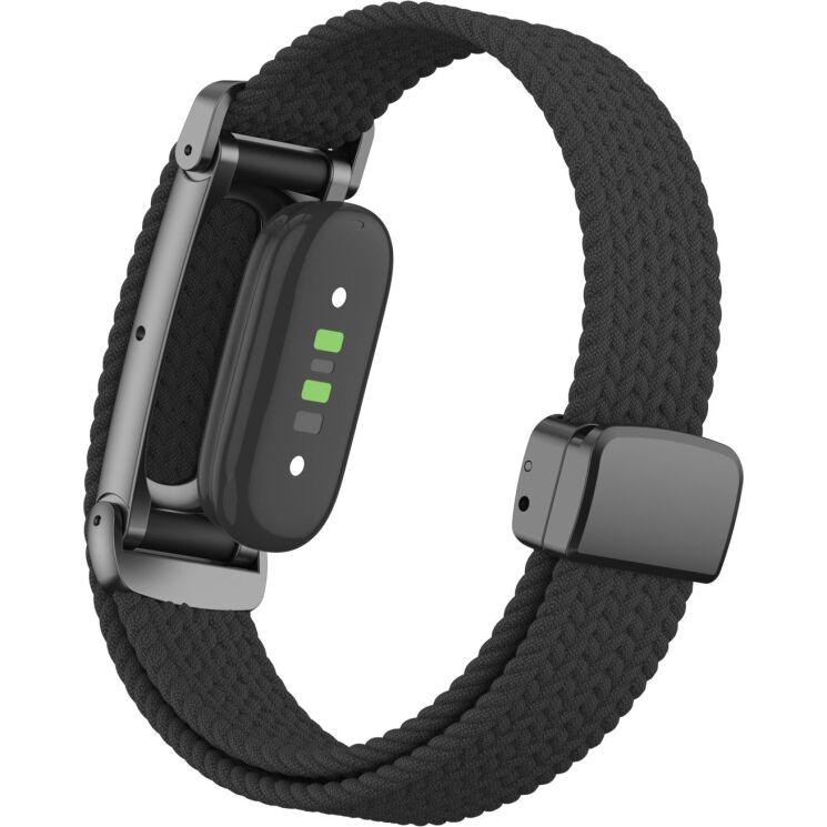 Ремешок для часов Deexe Knitted Strap для Google Fitbit Air - Black (258017B) Ремешок для часов Deexe Knitted Strap для Google Fitbit Air - Black: фото 3 из 5