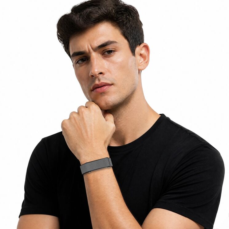 Ремешок для часов Reframe Grid Loop для Google Fitbit Air - Red: фото 2 из 4