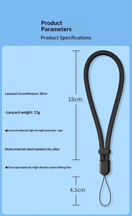 Ремінець для смартфону Reframe Guard Strap - Black (983031B) Ремінець для смартфону Reframe Guard Strap - Black: фото 8 з 9