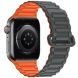 Ремінець Hoco WA06 для Apple Watch 46 / 45 / 44 / SE 44 / 42 (Series 1-3) / Ultra / Ultra 2 / Ultra 3 - Gray / Orange (371804HO). Фото 1 з 4