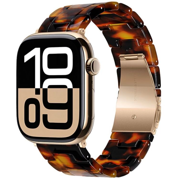 Ремінець Hoco WA36 для Apple Watch 42 (Series 10/11) / 41 / 40 / SE 40 / 38 - Tortoise Shell: фото 1 з 5