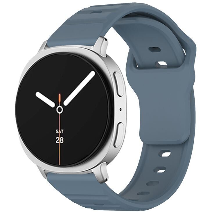 Ремешок KALEBOL Wave Pattern для Samsung Galaxy Watch 8 (40/44mm) / 8 Classic - Navy Blue: фото 2 из 5