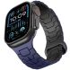 Ремінець Reframe Dragon Skin для Apple Watch 46 / 45 / 44 / SE 44 / 42 (Series 1-3) / Ultra / Ultra 2 - Blue / Black (371822BL). Фото 3 з 8