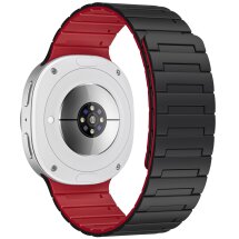 Ремінець Reframe Magnetic Band для Samsung Galaxy Watch 8 (40/44mm) / 8 Classic - Black / Red: фото 1 з 4