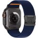 Ремешок Tech-Protect Nylon Clasp для Apple Watch 46 / 45 / 44 / SE 44 / 42 (Series 1-3) / Ultra / Ultra 2 - Navy Blue (371818L). Фото 2 из 6