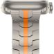 Ремінець Tech-Protect Stainless Line для Apple Watch 46 / 44 / SE 44 / 45 / Ultra / Ultra 2 / Ultra 3 (49mm) - Titanium / Orange (371821HO). Фото 3 з 5