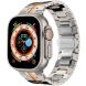Ремінець Tech-Protect Stainless Line для Apple Watch 46 / 44 / SE 44 / 45 / Ultra / Ultra 2 / Ultra 3 (49mm) - Titanium / Orange (371821HO). Фото 1 з 5
