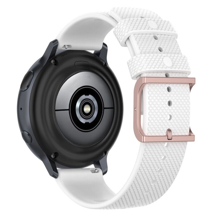 Ремешок UniCase Dot Pattern для Samsung Galaxy Watch 3 (41mm) - White: фото 1 из 5