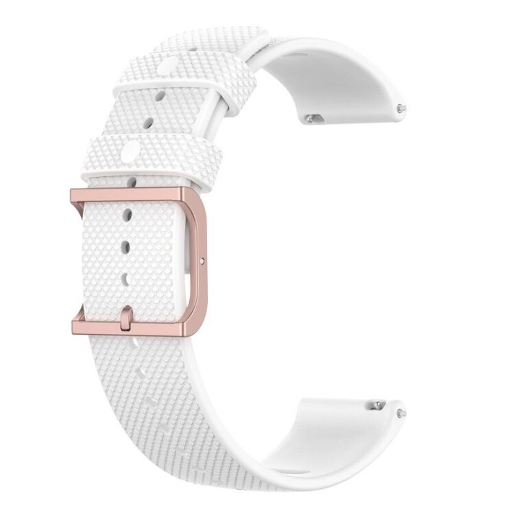 Ремешок UniCase Dot Pattern для Samsung Galaxy Watch 3 (41mm) - White: фото 4 из 5