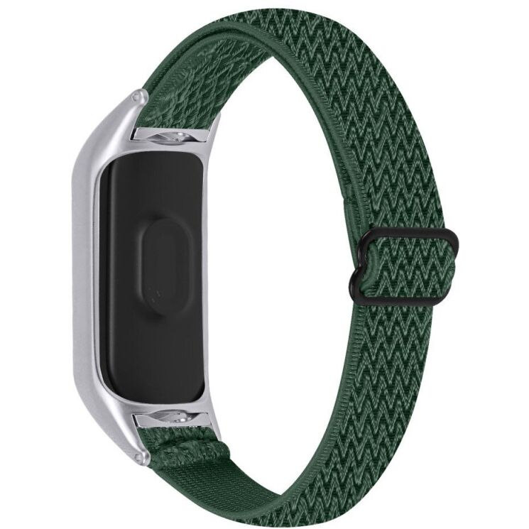 Ремешок UniCase Nylon для Xiaomi Mi Smart Band 8 - Army Green: фото 1 из 8