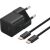 Сетевое зарядное устройство Baseus GaN5 1C 20W + кабель Type-C to Type-C (P10110900113-00) - Black: фото 1 из 17