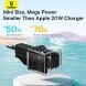 Сетевое зарядное устройство Baseus GaN5 1C 20W + кабель Type-C to Type-C (P10110900113-00) - Black (346173B). Фото 8 из 17