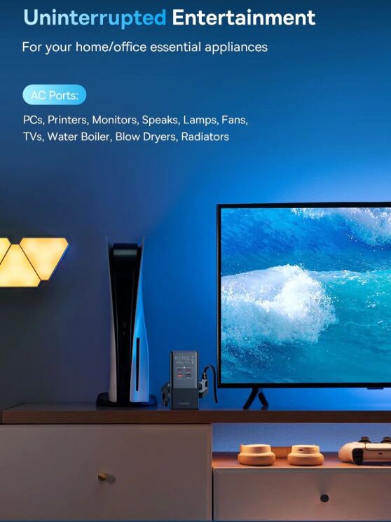 Сетевое зарядное устройство Baseus PowerCombo Tower 3AC+2U+2C (35W) E00023606113-00 - Black: фото 9 из 23
