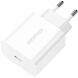 Мережевий зарядний пристрій ESSAGER Vanjane Travel PD20W Type-C (ECTC-FJB02-P) - White (960216W). Фото 1 з 4