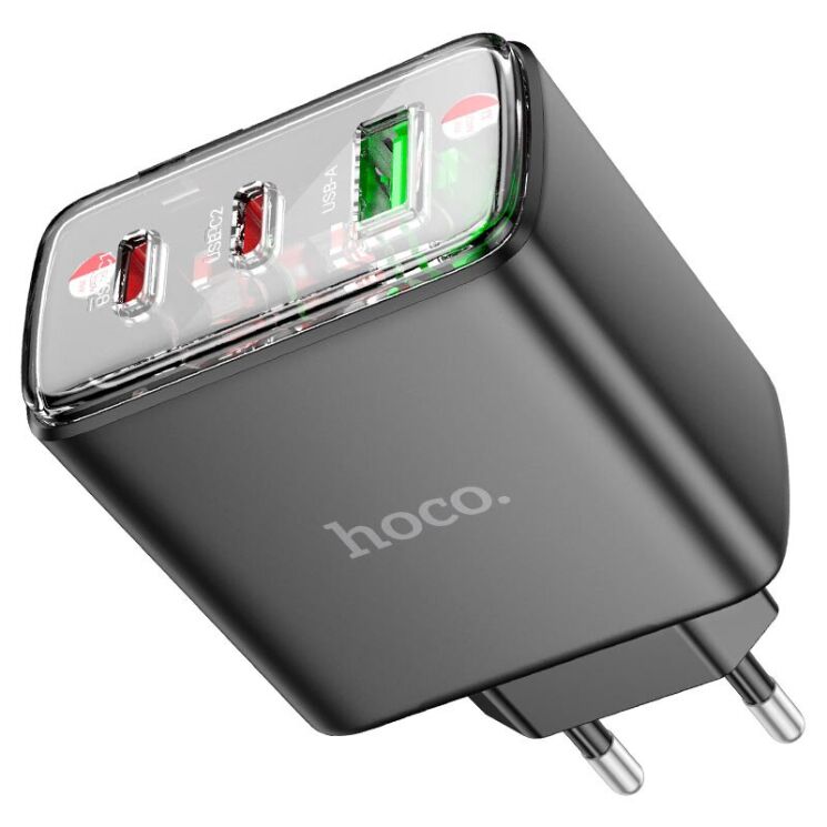 Сетевое зарядное устройство Hoco CS44A 65W - Black: фото 4 из 7