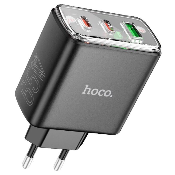 Сетевое зарядное устройство Hoco CS44A 65W - Black: фото 2 из 7