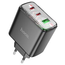 Мережевий зарядний пристрій Hoco CS44A 65W - Black: фото 1 з 7