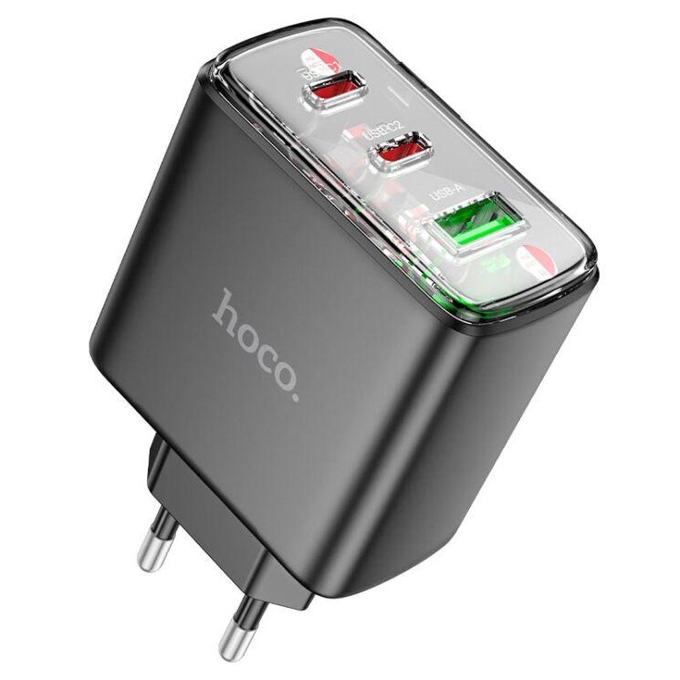 Сетевое зарядное устройство Hoco CS44A 65W - Black: фото 1 из 7