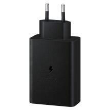Мережевий зарядний пристрій Samsung 65W Power Adapter Trio (w/o cable) EP-T6530NBEGRU - Black: фото 1 з 4