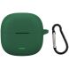 Силиконовый чехол Deexe Silicone Case (FH) для Xiaomi Redmi Buds 8 Active - Blackish Green (410001DG). Фото 1 из 11