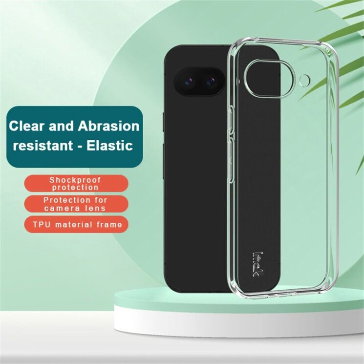 Силиконовый чехол IMAK UX-5 Series для Google Pixel 9a - Transparent: фото 3 из 10