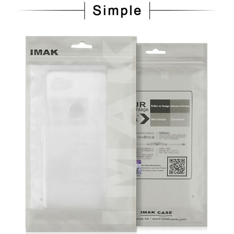 Силиконовый чехол IMAK UX-5 Series для Google Pixel 9a - Transparent: фото 10 из 10