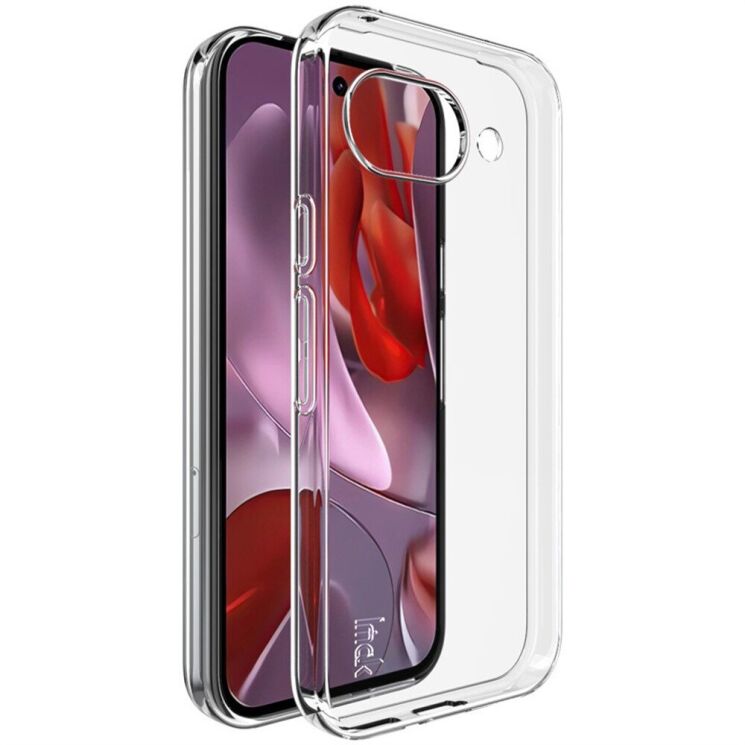 Силиконовый чехол IMAK UX-5 Series для Google Pixel 9a - Transparent: фото 1 из 10