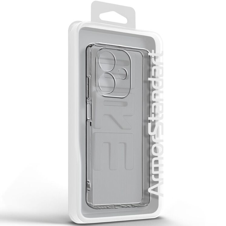 Силиконовый (TPU) чехол ArmorStandart Air Series для OPPO A3x / A3 / A40m - Clear: фото 3 из 6