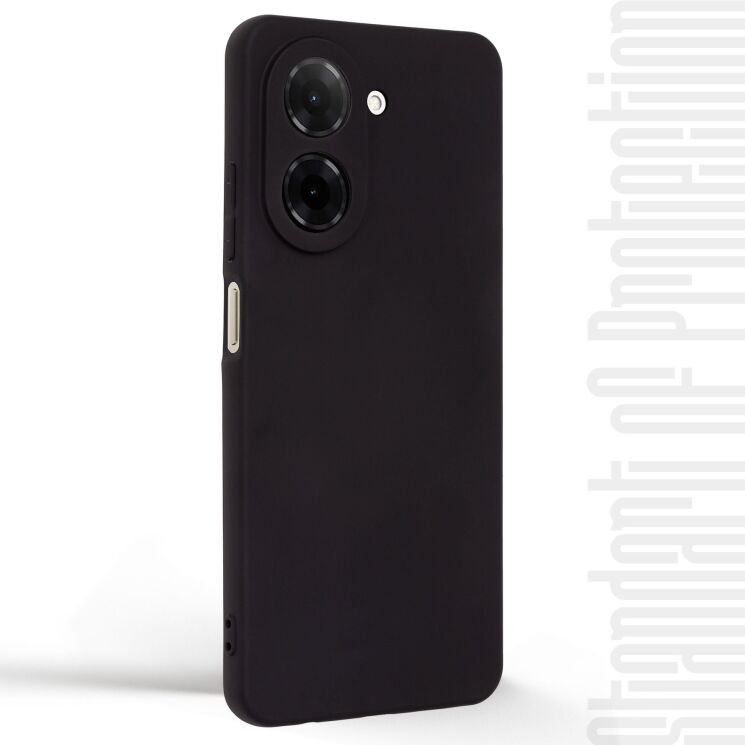 Силиконовый (TPU) чехол ArmorStandart Matte Slim Fit для Xiaomi Redmi A5 - Black: фото 2 из 5