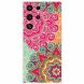 Силиконовый (TPU) чехол Deexe Life Style для Samsung Galaxy S24 Ultra (S928) - Flower Pattern (346945E). Фото 1 из 3