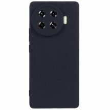 Силиконовый (TPU) чехол Deexe Matte Case для TECNO Spark 20 Pro+ - Black: фото 1 из 6
