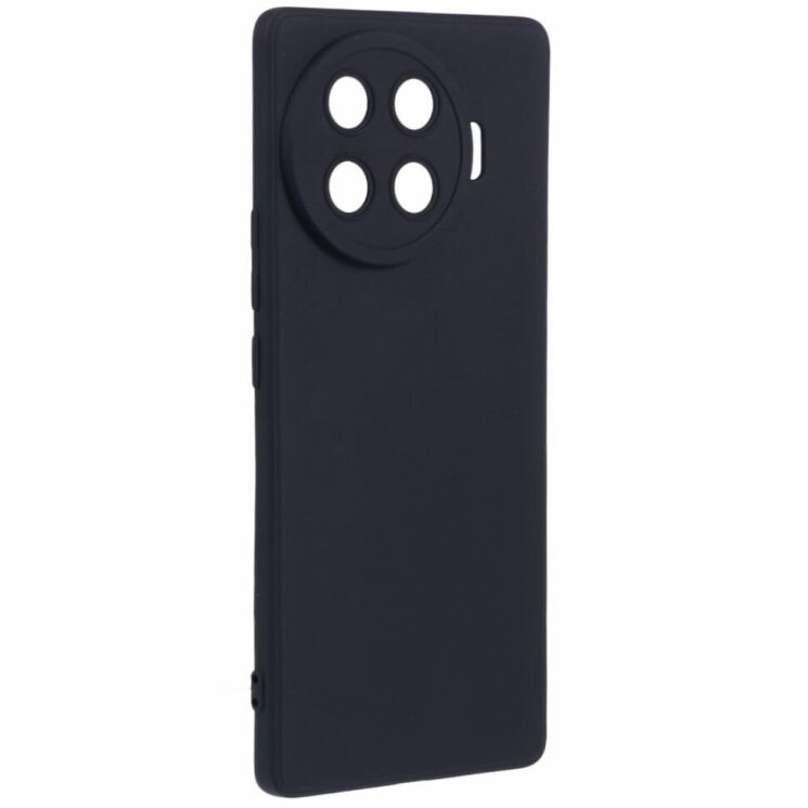 Силиконовый (TPU) чехол Deexe Matte Case для TECNO Spark 20 Pro+ - Black: фото 3 из 6