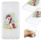 Силіконовий (TPU) чохол Deexe Pretty Glossy для Samsung Galaxy M20 - Unicorn (245203D)