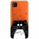 Силиконовый (TPU) чехол Deexe Pretty Glossy для Xiaomi Redmi 9C - Black and White Cat (267623H). Фото 1 из 4
