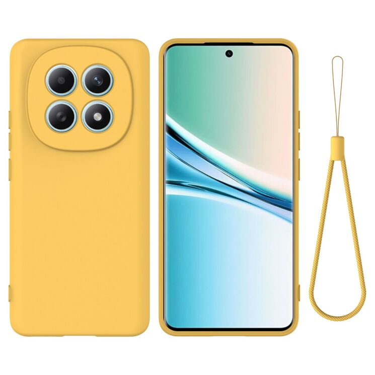 Силиконовый (TPU) чехол Deexe Silicone Case для Xiaomi Redmi Note 15 5G / Poco M8 5G - Yellow: фото 1 из 9