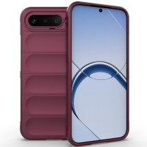 Силіконовий (TPU) чохол Deexe Terra Case для Realme 16 - Wine Red: фото 1 з 6
