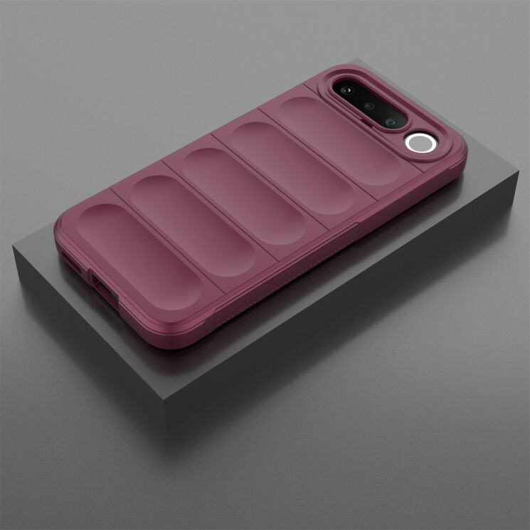 Силіконовий (TPU) чохол Deexe Terra Case для Realme 16 - Wine Red: фото 3 з 6