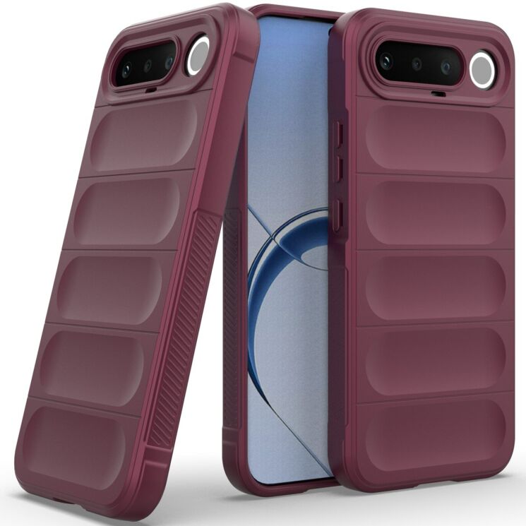 Силіконовий (TPU) чохол Deexe Terra Case для Realme 16 - Wine Red: фото 2 з 6