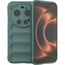 Силиконовый (TPU) чехол Deexe Terra Case для Xiaomi 17 Ultra - Green: фото 1 из 9