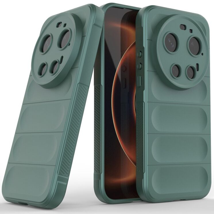 Силіконовий (TPU) чохол Deexe Terra Case для Xiaomi 17 Ultra - Green (407555G) Силіконовий (TPU) чохол Deexe Terra Case для Xiaomi 17 Ultra - Green: фото 2 з 9