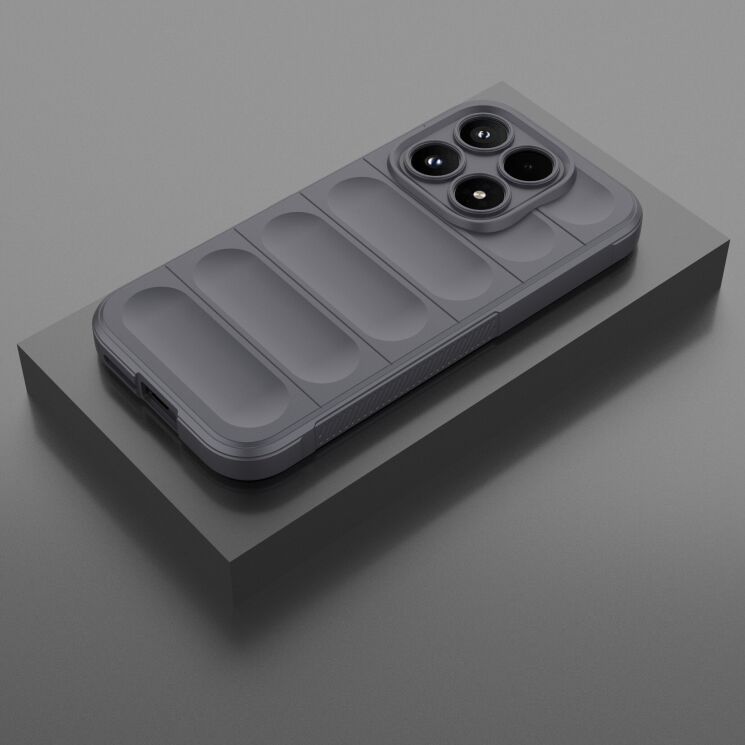 Силиконовый (TPU) чехол Deexe Terra Case для Xiaomi 17 - Dark Grey: фото 2 из 4