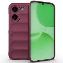 Силиконовый (TPU) чехол Deexe Terra Case для Xiaomi Poco X8 Pro - Wine Red: фото 1 из 6