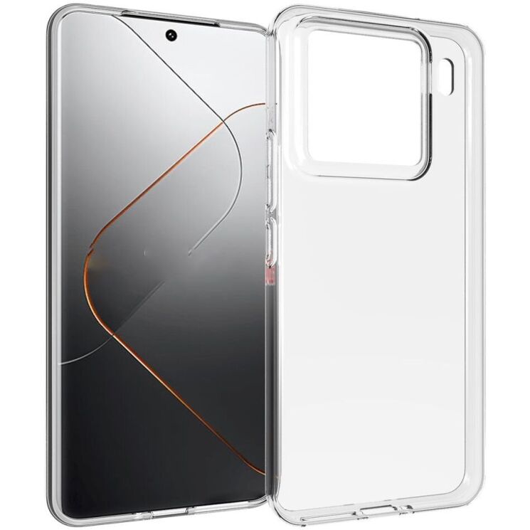 Силиконовый (TPU) чехол Deexe UltraThin для Xiaomi 15 Pro - Black: фото 1 из 5