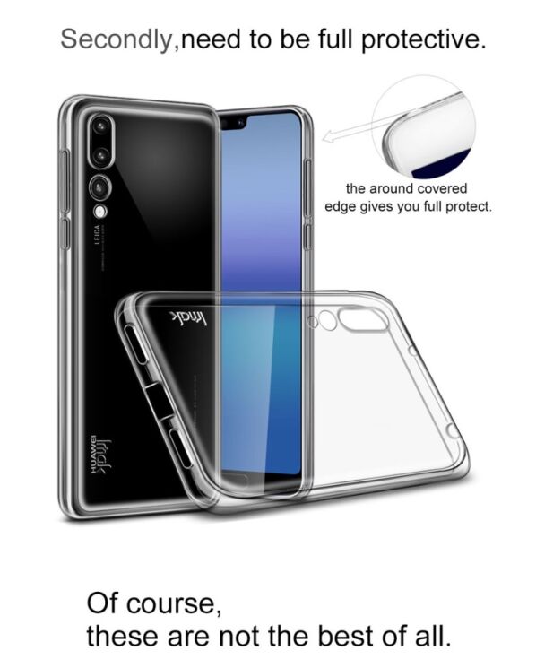 Силиконовый (TPU) чехол IMAK Stealth для Huawei P20 Pro: фото 9 из 12