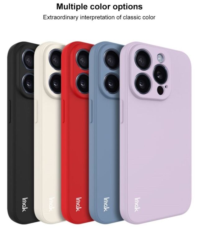 Силиконовый (TPU) чехол IMAK UC-4 Series для Apple iPhone 15 Pro - Purple: фото 9 из 10