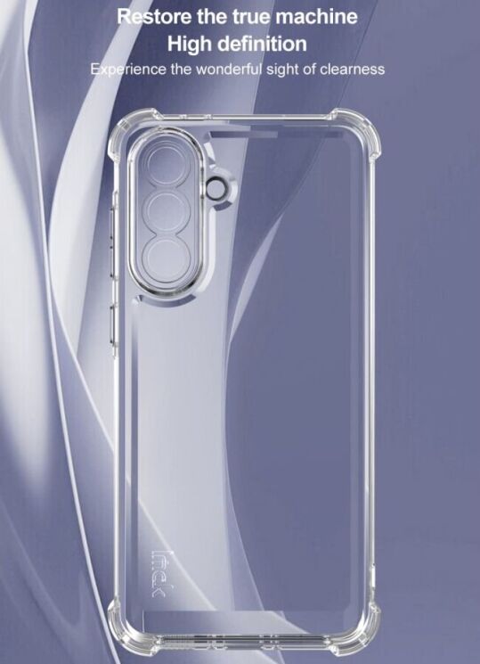 Силиконовый (TPU) чехол IMAK UX-4 Series для Samsung Galaxy A36 (A366) - Transparent: фото 7 из 11