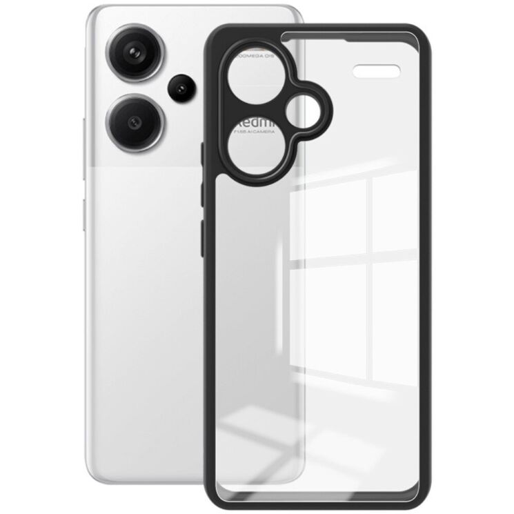 Силиконовый (TPU) чехол IMAK UX-9A Series для Xiaomi Redmi Note 13 Pro+ - Black: фото 1 из 12