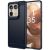 Силіконовий (TPU) чохол MOFI Carbon Fiber для Motorola Edge 50 Ultra - Blue: фото 1 з 10